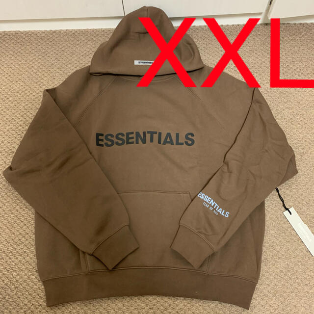 XXL FOG Essentials Pullover 新作 パーカー ブラウンメンズ