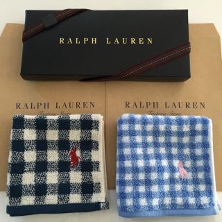 ラルフローレン(Ralph Lauren)のセール♪ギフト♡ラルフ タオルハンカチ(ハンカチ/ポケットチーフ)