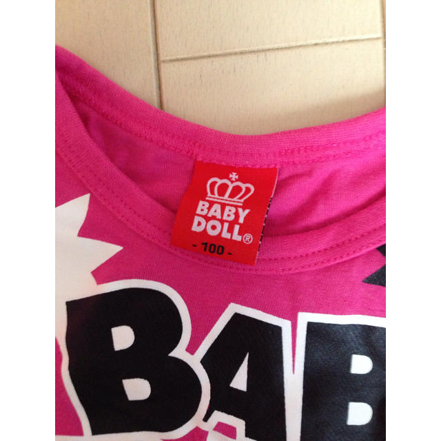 BABYDOLL(ベビードール)のTシャツ☆ベビド キッズ/ベビー/マタニティのキッズ服女の子用(90cm~)(Tシャツ/カットソー)の商品写真
