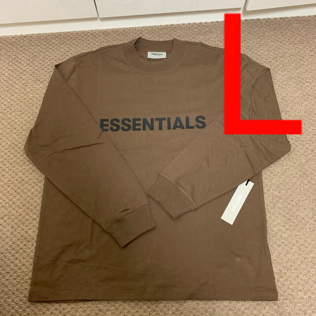 L Fear Of God Essentials Long sleeve 茶色のサムネイル