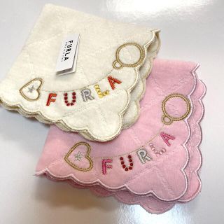 フルラ(Furla)のフルラ　ハンドタオル　タオルハンカチ　2枚セット(タオル/バス用品)