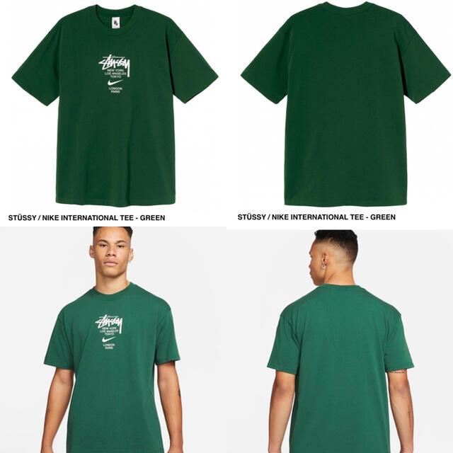 STUSSY - XXL ステューシー ナイキ tee Tシャツ green 緑の通販 by ...