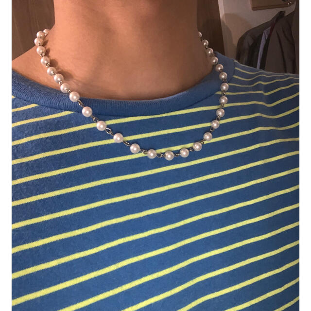 KAPITAL(キャピタル)のパールネックレス　pearl necklace  メンズのアクセサリー(ネックレス)の商品写真