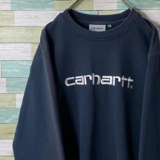 カーハート(carhartt)の【人気デザイン】carhartt WIP デカロゴ刺繍 スウェット トレーナー(スウェット)