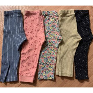 ベビーギャップ(babyGAP)のベビーレギンス　80 まとめ売り　ユニクロ　無印　  baby gap(パンツ)