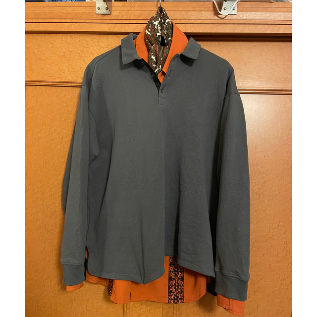 SUNSEA(サンシー)のATON SUVIN BD KANOKO | L/S POLO SHIRT 6 メンズのトップス(ポロシャツ)の商品写真