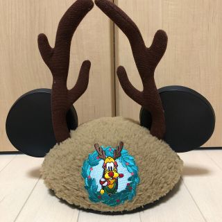 ディズニー　クリスマス　トナカイ　イヤーハット(キャラクターグッズ)