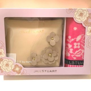 ジルスチュアート(JILLSTUART)の未使用 ギフトセット ハンカチ&ポーチ ジルスチュアート(ハンカチ)