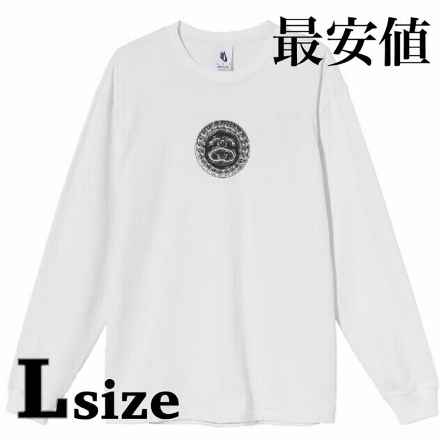 STUSSY(ステューシー)のSTÜSSY / NIKE SS LINK LS TEE - WHITE メンズのトップス(Tシャツ/カットソー(七分/長袖))の商品写真
