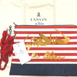 ランバンオンブルー(LANVIN en Bleu)のタグ付き クラッチバッグ LANVIN en Bleu(クラッチバッグ)