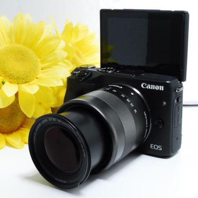 ❤️カメラデビューに❤️Wi-Fi 自撮り❤️Canon EOS M3 - 通販