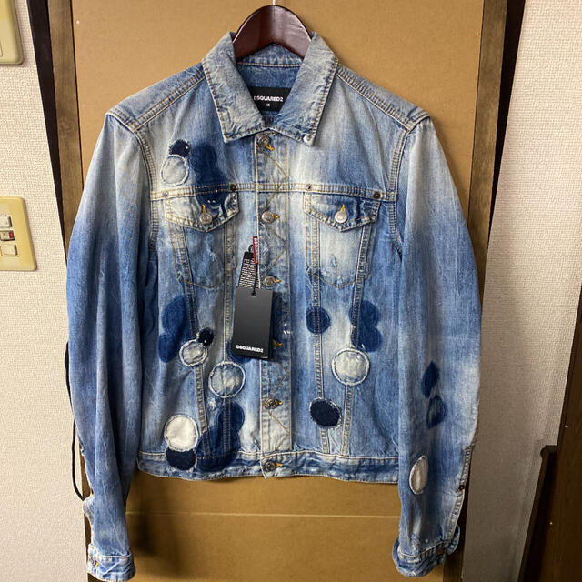 【新品】DSQUARED2 デザインデニムジャケット 48 Mサイズ