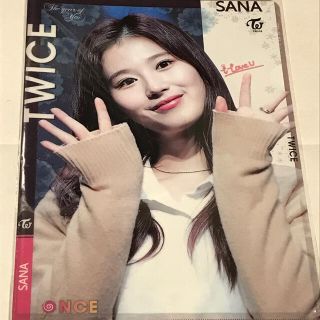 ＴＷＩＣＥのＳＡＮＡのクリアファイル(ミュージシャン)