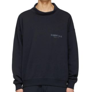 フィアオブゴッド(FEAR OF GOD)のEssentials Mockneck Navy Lサイズ 新品未開封(スウェット)