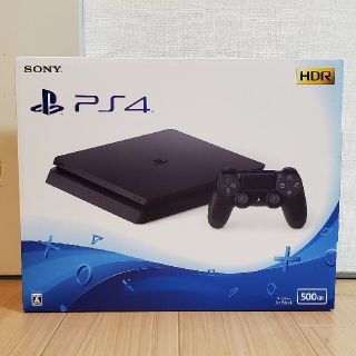 ソニー(SONY)のPlayStation4 本体 500G カラーブラック プレステ4(家庭用ゲーム機本体)