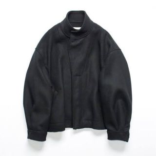 19AW/OVER SLEEVE BOA MELTON JACKET