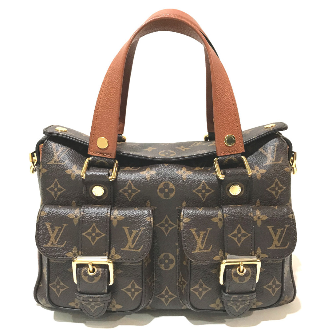 ルイヴィトン LOUIS VUITTON マンハッタン M43481 モノグラム  カバン 2WAY ショルダーバッグ  ハンドバッグ モノグラムキャンバス ブラウン キャラメル