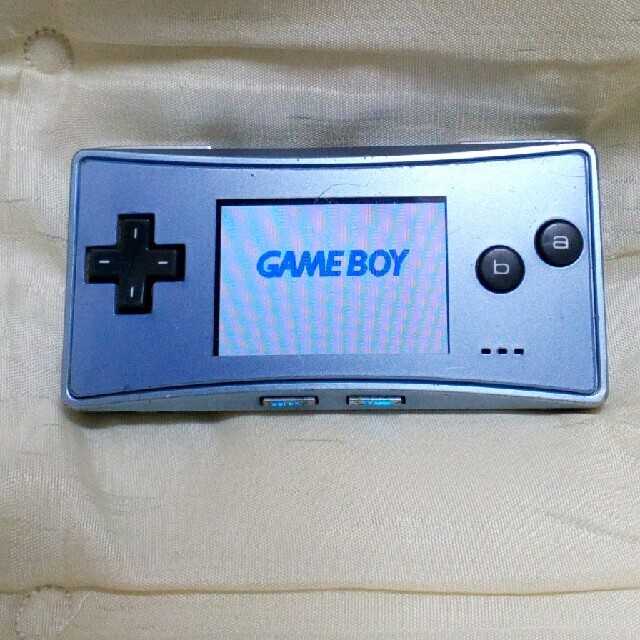 ゲームボーイアドバンス - ゲームボーイミクロ ブルー 本体の通販 by