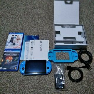 プレイステーションヴィータ(PlayStation Vita)のAqua Blue PlayStation Vita    Wi-Fi 2000(家庭用ゲーム機本体)