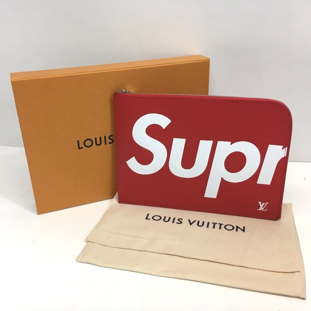 LOUIS VUITTON(ルイヴィトン)のルイヴィトン×シュプリーム ポシェットジュールGM クラッチバッグ M67722 レディースのバッグ(クラッチバッグ)の商品写真