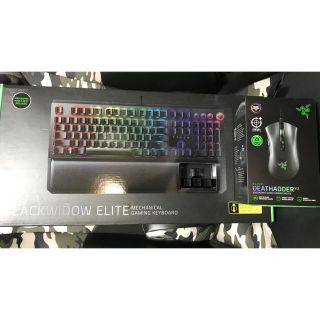razer blackwidow elite JP黄軸(マウスセット売り)(PC周辺機器)