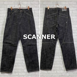 スキャナー(SCANNER)のSCANNER スキャナー 極太 ワイドデニムパンツ 切り替え バギー (デニム/ジーンズ)