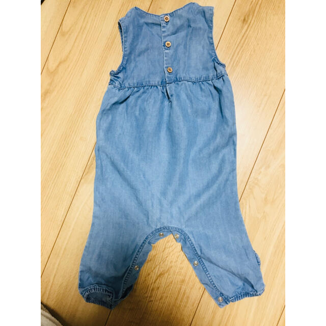 NEXT(ネクスト)のnextbaby ロンパース サロペット　カバーオール　デニム キッズ/ベビー/マタニティのベビー服(~85cm)(カバーオール)の商品写真