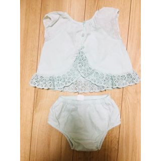 ベビーギャップ(babyGAP)のbaby gap アイレットワンピース(ロンパース)