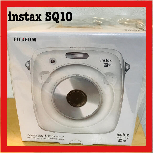 FUJIFILM デジタルチェキ instaxSQUARE SQ10 ホワイト-