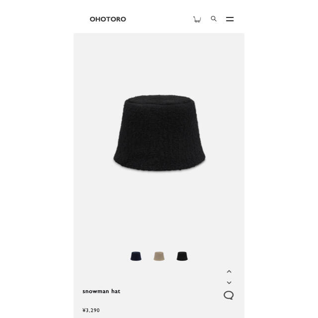 OHOTORO(オオトロ)のohotoro ハット レディースの帽子(ハット)の商品写真