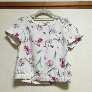 プロポーションボディドレッシング(PROPORTION BODY DRESSING)の新品 PROPOTON 花柄トップス(Tシャツ(半袖/袖なし))