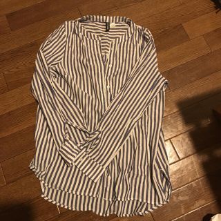 エイチアンドエム(H&M)のH&M ストライプブラウス(シャツ/ブラウス(長袖/七分))