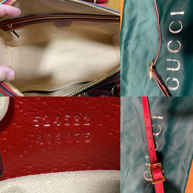 Gucci(グッチ)のGUCCI本物グッチ GGフローラ トップハンドルバッグ 花柄 524532  レディースのバッグ(ハンドバッグ)の商品写真