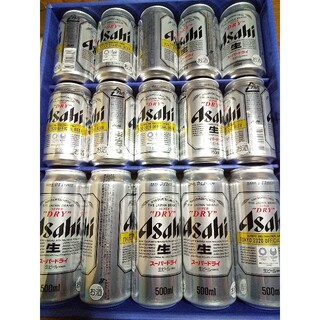 アサヒ(アサヒ)のアサヒ／スーパードライ／缶ビールセット／15本（350×10/500×5）(ビール)
