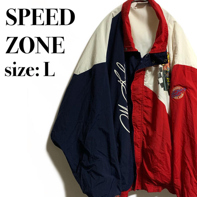 ヴィンテージ　レーシングジャケット　ナイロンジャケット　SPEED ZONE