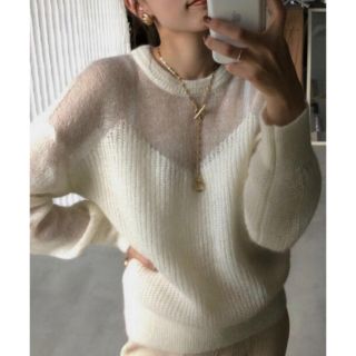 アメリヴィンテージ(Ameri VINTAGE)のAmeri vintage BUSTIER PATTERN KNIT SET(ニット/セーター)