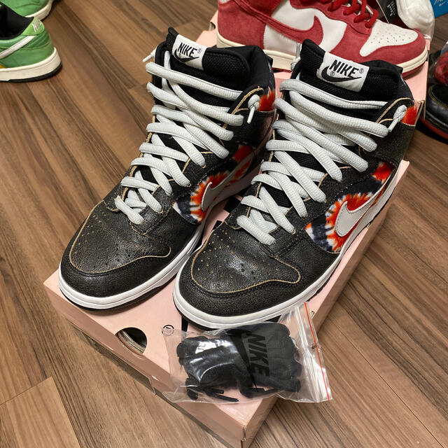 NIKE(ナイキ)のNIKE Dunk SB HUF 27.5cm ハフダンク メンズの靴/シューズ(スニーカー)の商品写真