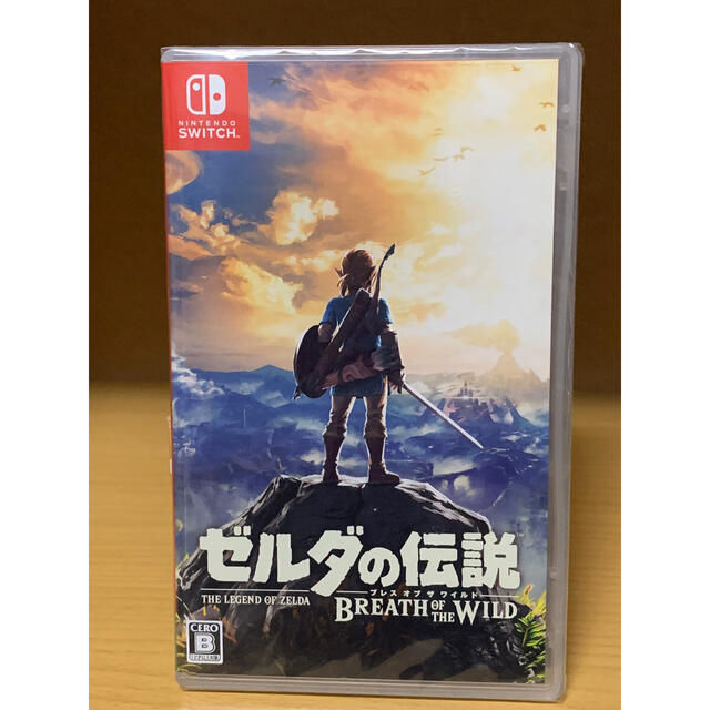 僅かなフィルム擦れ　ゼルダの伝説 ブレスオブザワイルド　新品 Switch