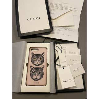 グッチ 猫 iPhoneケースの通販 17点 | Gucciのスマホ/家電/カメラを 