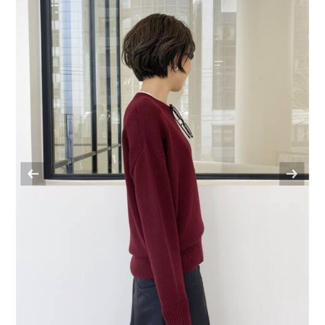 L'Appartement GENTLEMAN KNIT ボルドー 1