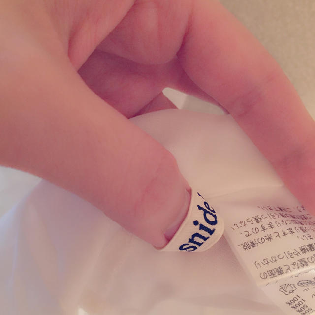 SNIDEL(スナイデル)のsnidel♡シフォンtops レディースのトップス(シャツ/ブラウス(半袖/袖なし))の商品写真