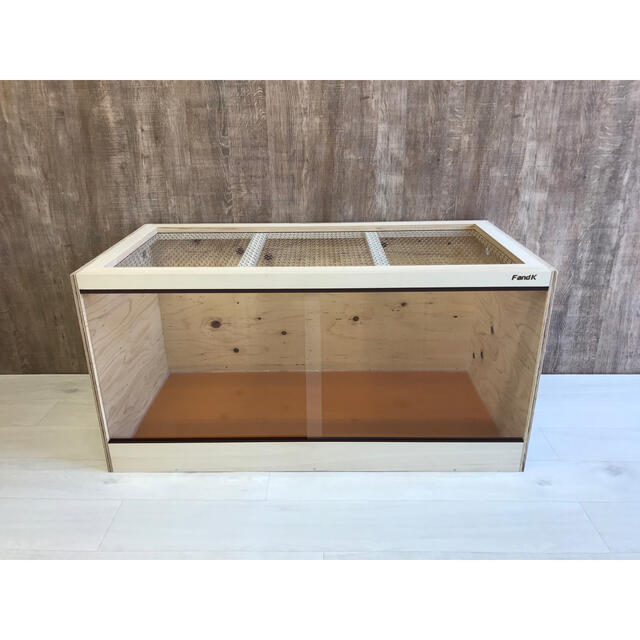 FandK爬虫類木製ケージ ヒノキ合板 - 爬虫類/両生類用品