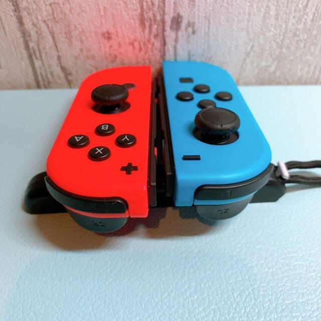 【美品】 Switch ジョイコン Joy-Con L R右左 レッド ブルー