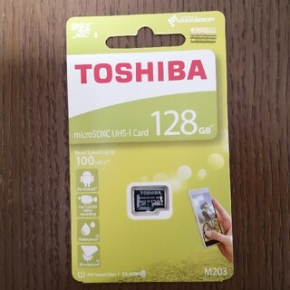 トウシバ(東芝)の東芝 TOSHIBA 128GB microSDカード マイクロSDカード(PC周辺機器)