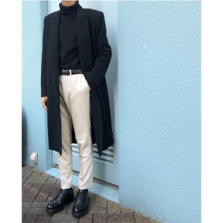 ラッドミュージシャン(LAD MUSICIAN)のladmusician 17aw スリムスラックス　ホワイトベージュ(スラックス)