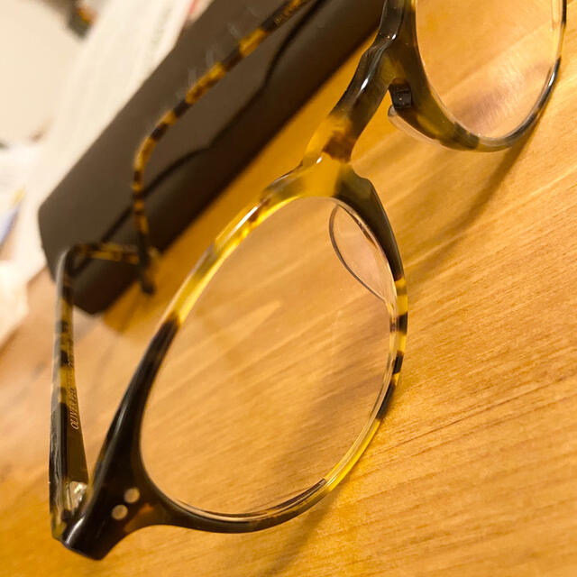 OLIVER PEOPLES メガネ21mmテンプル長さ