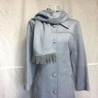 ロキエ(Lochie)の最終値下 詳細画像  vintage マフラー セット ロング コート blue(ロングコート)