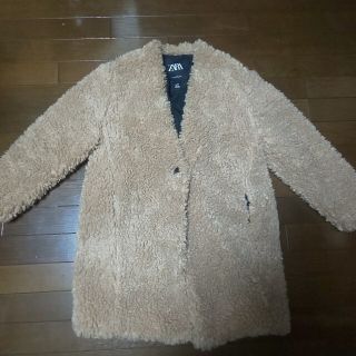 ザラ(ZARA)のZARA ザラ ボアコート フェイクファー ブルゾン レディース(ブルゾン)