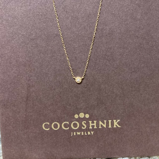 COCOSHNIK　K10 ダイヤネックレス