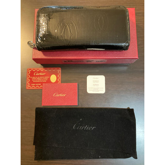 Cartier カルティエ 長財布 ハッピーバースデー 黒 ブラック - 長財布